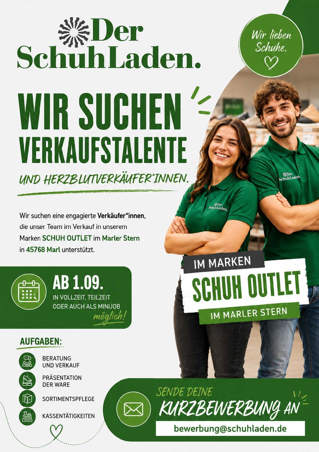 Stellenanzeige SchuhLaden
