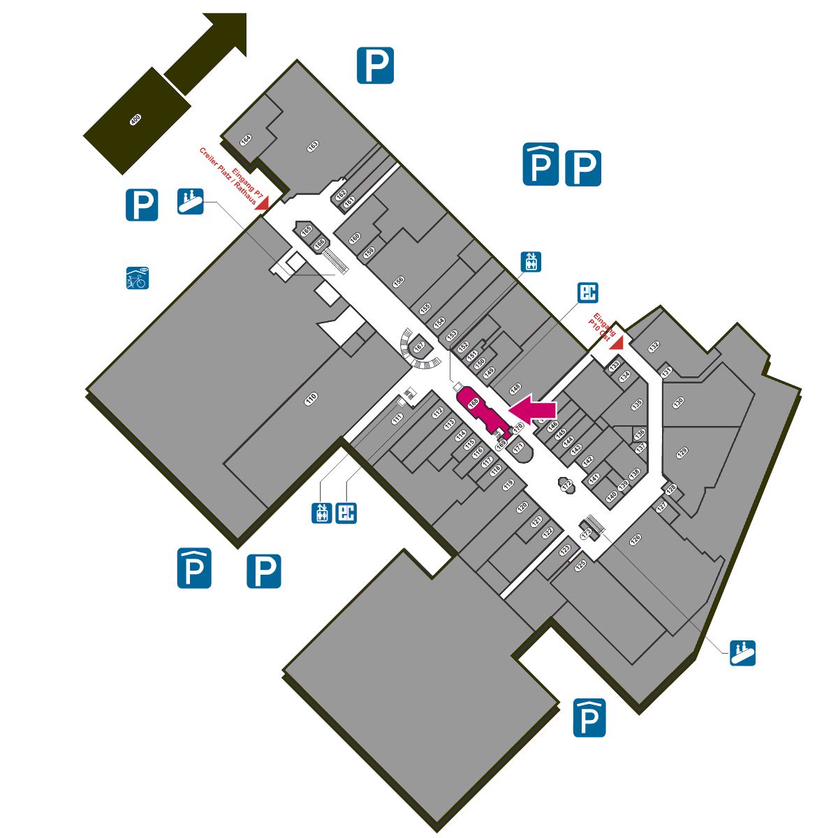Lageplan Eiscafé Venezia