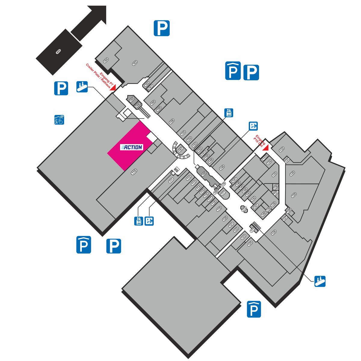 Lageplan ACTION
